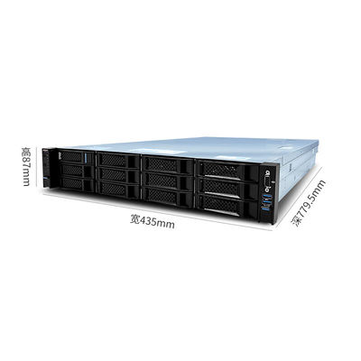 インテル Xeon Gold 6133*2 8G*8 RAM 240G*2 SSD 4T*8 SATA 800W*2 2U ラックグラフィックサーバー
