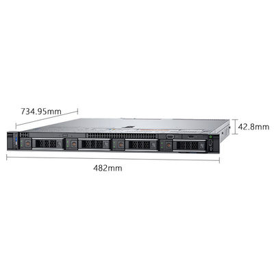 1U サーバー レイク クラウド ストレージ インフラ サーバーケース Dell R450 4*3.5 ディスク位置