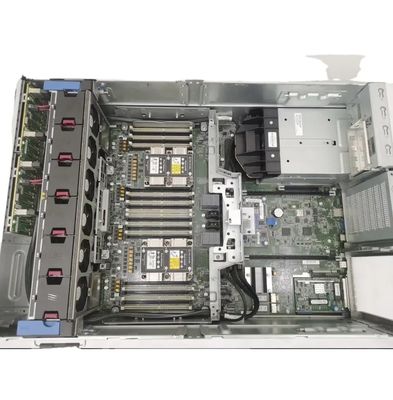 4Uラックサーバー HP DL580 Gen9 5 2.5インチディスク位置と 1200W ダブルパワー