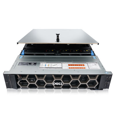 Dell Poweredge R740 サーバー Barebone 8 空っぽのバックプレーンとダブルポート ギガビットネットワーク