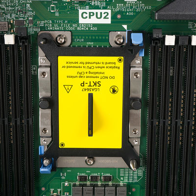 Dell Poweredge R740 サーバー Barebone 8 空っぽのバックプレーンとダブルポート ギガビットネットワーク