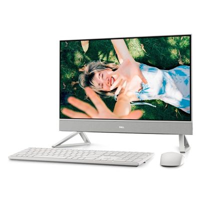 Dell インスピロン IN5415 23.8&quot; AMD ライゼン R3-5425U 8GB 256GB SSD ホワイト オールインワン コンピュータ