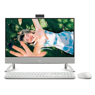 Dell インスピロン IN5415 23.8&quot; AMD ライゼン R3-5425U 8GB 256GB SSD ホワイト オールインワン コンピュータ