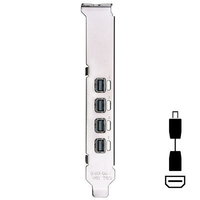 クアドロ T400-2G/4G T600-4G T1000-4G/8G Gddr6 128ビットグラフィックカード