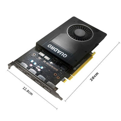 5G GDDR5X 160bit/200GBps Quadro P2200 プロのモデリングとレンダリングのためのグラフィックカード