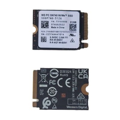 PCIE Gen4 M.2 2230 NVMe SSD 512GB 1TB 2TB ラップトップとデスクトップ用のHDDストレージソリューション