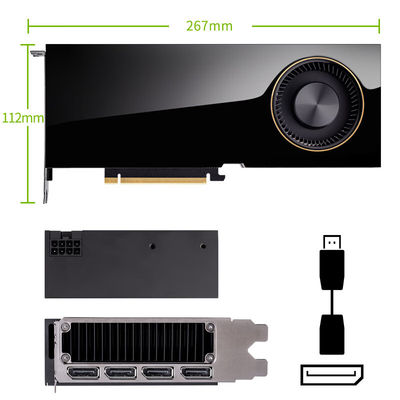 Nvidia RTX A6000 48GB GDDR6 ビデオカードのパワーを解放する 2000MHz メモリクロック